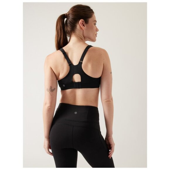 NEW Athleta | Empower Train Bra In Black (XL, A-C cup) - Picture 2 of 9